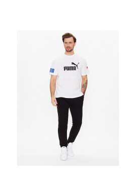 Puma Тишърт Power Colourblock 673321 Бял Relaxed Fit - Pepit.bg