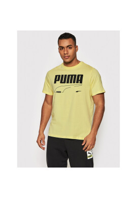Puma Тишърт Rebel 585738 Жълт Regular Fit - Pepit.bg