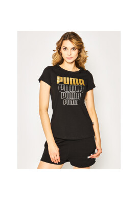 Puma Тишърт Rebel Graphic Tee 581307 Черен Regular Fit - Pepit.bg