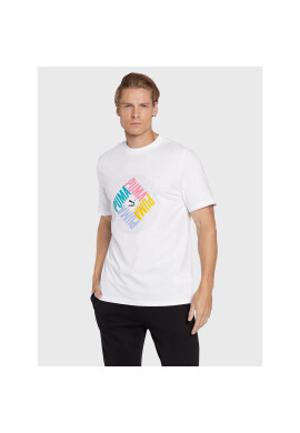 Puma Тишърт Swxp Graphic 535658 Бял Regular Fit - Pepit.bg