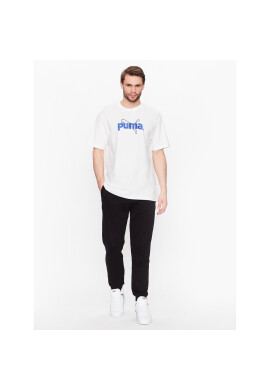 Puma Тишърт Team Graphic 538256 Бял Relaxed Fit - Pepit.bg