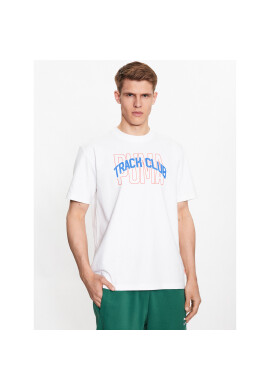 Puma Тишърт Track Meet Graphic 538951 Бял Regular Fit - Pepit.bg