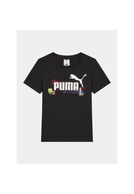 Puma Тишърт X Spongebob 622212 Черен Regular Fit - Pepit.bg
