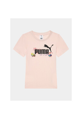 Puma Тишърт X Spongebob 622212 Розов Regular Fit - Pepit.bg