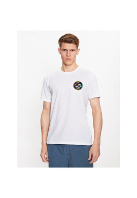 Quiksilver Тишърт Core Bubble EQYZT07232 Бял Regular Fit - Pepit.bg