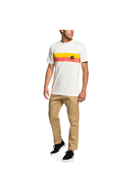 Quiksilver Тишърт EQYZT05220 Бял Regular Fit - Pepit.bg