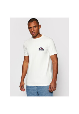 Quiksilver Тишърт Reflect EQYZT06372 Бял Regular Fit - Pepit.bg
