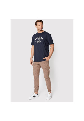 Quiksilver Тишърт Script Talk Front EQYZT07042 Тъмносин Regular Fit - Pepit.bg