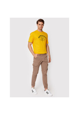 Quiksilver Тишърт Script Talk Front EQYZT07042 Жълт Regular Fit - Pepit.bg