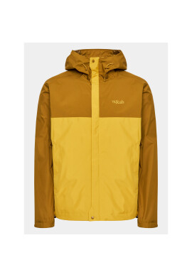 Rab Яке за дъжд Downpour QWG-82 Жълт Regular Fit - Pepit.bg