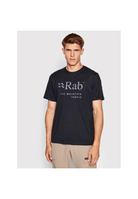 Rab Тишърт Stance Mountain QCB-39-BEL-L Черен Regular Fit - Pepit.bg