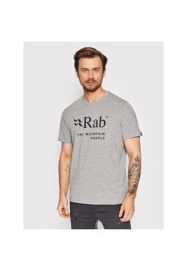 Rab Тишърт Stance Mountain QCB-39-GM-L Сив Regular Fit - Pepit.bg