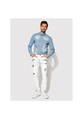Rage Age Дънки Hermes 1 Бял Slim Fit - Pepit.bg
