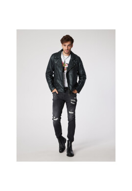 Rage Age Кожено яке Hurricane Черен Regular Fit - Pepit.bg