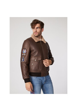 Rage Age Кожено яке Maverick Кафяв Regular Fit - Pepit.bg