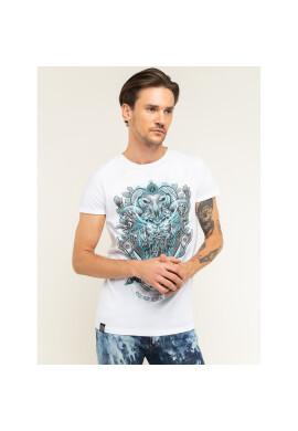 Rage Age Тишърт Perun Бял Slim Fit - Pepit.bg