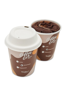 Rainbow Socks Дълги чорапи unisex Tasty Coffee To Go Кафяв - Pepit.bg