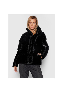 Rains Пухено яке Unisex 1522 Черен Boxy Fit - Pepit.bg