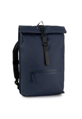 Rains Раница Roll Top Rucksack 1316 Тъмносин - Pepit.bg