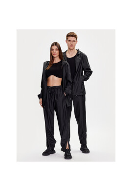 Rains Текстилни панталони 18560 Черен Comfortable Fit - Pepit.bg