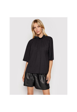 Red Valentino Блуза WR3MG11E Черен Relaxed Fit - Pepit.bg