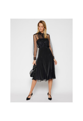Red Valentino Миди пола VR3RAF701GK Черен Regular Fit - Pepit.bg