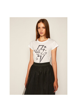 Red Valentino Тишърт UR3MG06X Бял Regular Fit - Pepit.bg