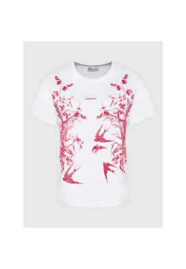 Red Valentino Тишърт XR0MG13V Бял Regular Fit - Pepit.bg