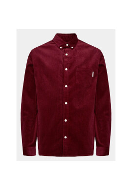 Redefined Rebel Риза 194016 Бордо Regular Fit - Pepit.bg