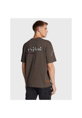 Redefined Rebel Тишърт Marlow 211115 Кафяв Regular Fit - Pepit.bg