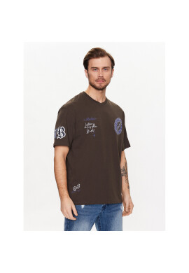 Redefined Rebel Тишърт River 221031 Кафяв Boxy Fit - Pepit.bg