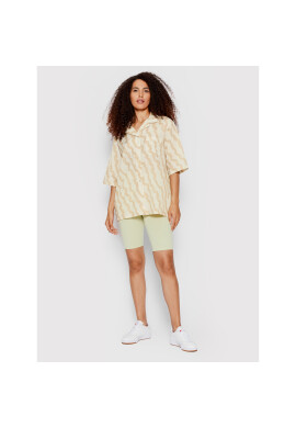 Reebok Риза Summer Waves Print Collared H58679 Бежов Oversize - Pepit.bg