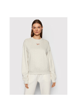 Reebok Суитшърт Classics Small Logo H49262 Бежов Oversize - Pepit.bg