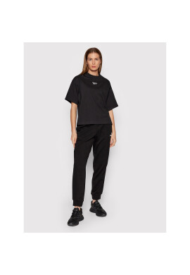 Reebok Тишърт Cl Pf Sm HB8634 Черен Oversize - Pepit.bg