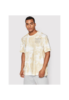 Reebok Classic Тишърт Classics Allover Print Graphic H54420 Бежов Oversize - Pepit.bg
