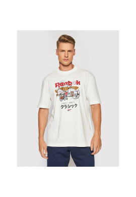 Reebok Classic Тишърт Classics International GV3459 Бял Oversize - Pepit.bg