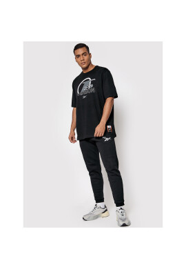 Reebok Тишърт HB1192 Черен Relaxed Fit - Pepit.bg