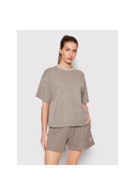 Reebok Тишърт Natural Dye Waffle HB8646 Сив Oversize - Pepit.bg