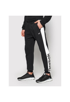Reebok Долнище анцуг Essentials Linear Logo GI8526 Черен Regular Fit - Pepit.bg