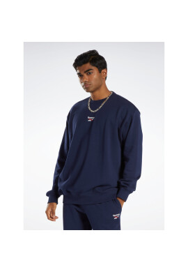 Reebok Суитшърт Classics Small Vector Crew Sweatshirt HS7146 Син - Pepit.bg