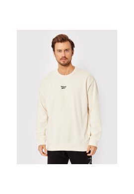 Reebok Суитшърт Classics Small Vector HG1594 Екрю Oversize - Pepit.bg