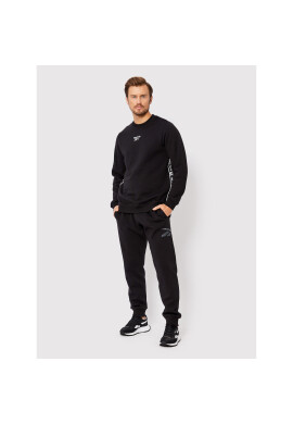 Reebok Суитшърт Identity Tape HB5974 Черен Regular Fit - Pepit.bg