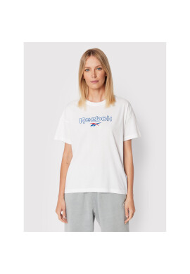 Reebok Тишърт Brand HD0938 Бял Relaxed Fit - Pepit.bg
