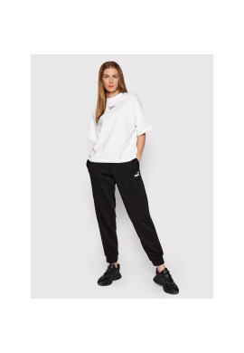 Reebok Тишърт Cl Pf Sm H49264 Бял Relaxed Fit - Pepit.bg