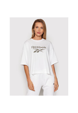Reebok Classic Тишърт Classics Animal-Print Graphic H41352 Бял Oversize - Pepit.bg
