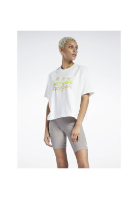Reebok Тишърт Classics Summer Graphic T-Shirt H49281 Бял - Pepit.bg