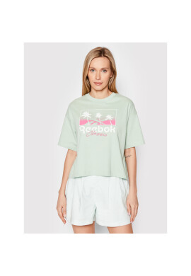 Reebok Classic Тишърт Classics Summer H58673 Зелен Oversize - Pepit.bg