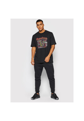 Reebok Тишърт Destination HB1194 Черен Oversize - Pepit.bg
