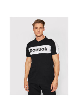 Reebok Тишърт Essentials Linear Logo Graphic FU3123 Черен Slim Fit - Pepit.bg