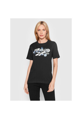 Reebok Тишърт Floral HG4352 Черен Regular Fit - Pepit.bg